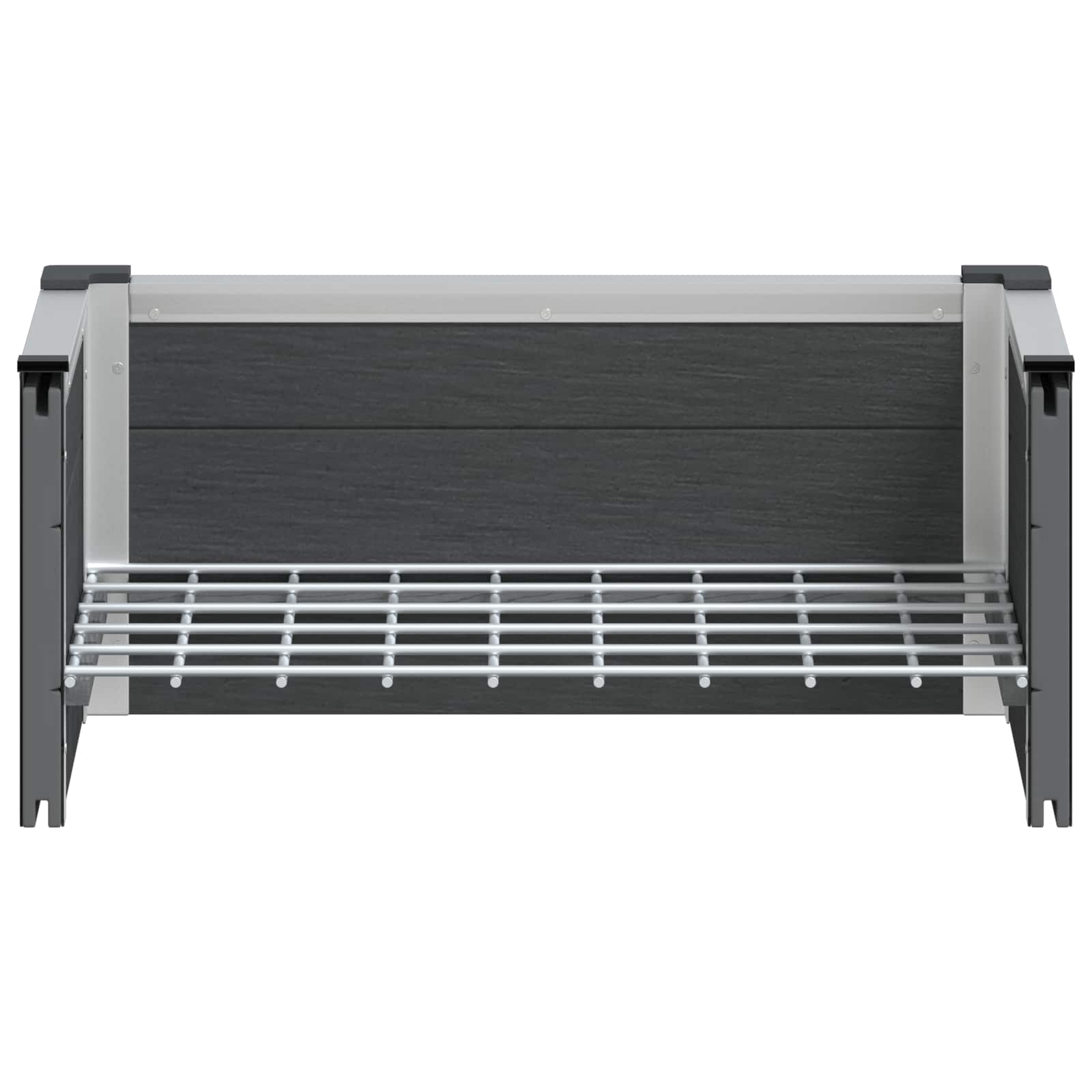 Letto rialzato da giardino Grigio 50 x 30 x 22 cm | homemem39