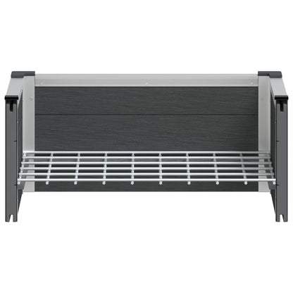 Letto rialzato da giardino Grigio 50 x 30 x 22 cm | homemem39