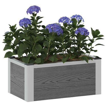 Letto rialzato da giardino Grigio 50 x 30 x 22 cm