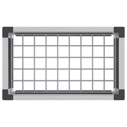 Letto rialzato da giardino Grigio 50 x 30 x 22 cm | homemem39