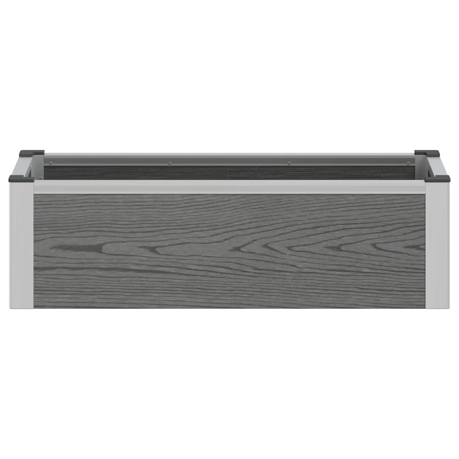 Letto rialzato da giardino Grigio 75 x 30 x 22 cm | homemem39
