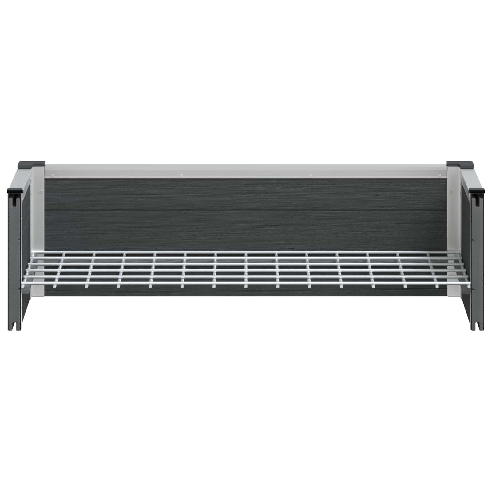Letto rialzato da giardino Grigio 75 x 30 x 22 cm | homemem39