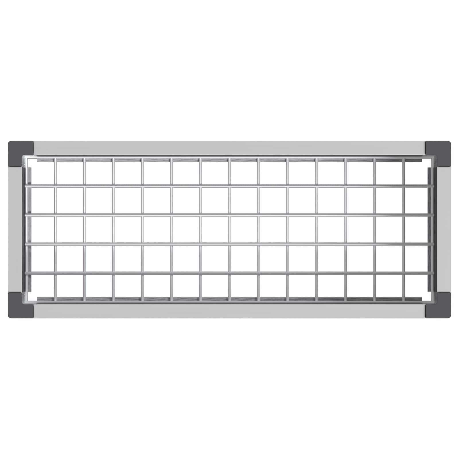 Letto rialzato da giardino Grigio 75 x 30 x 22 cm | homemem39