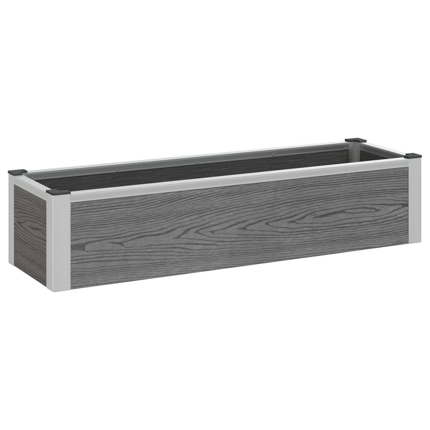 Letto rialzato da giardino Grigio 100 x 30 x 22 cm | homemem39