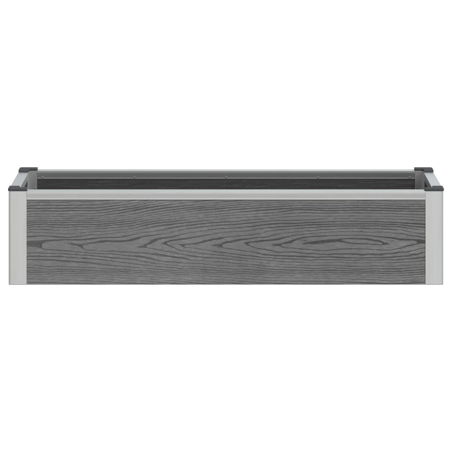 Letto rialzato da giardino Grigio 100 x 30 x 22 cm | homemem39