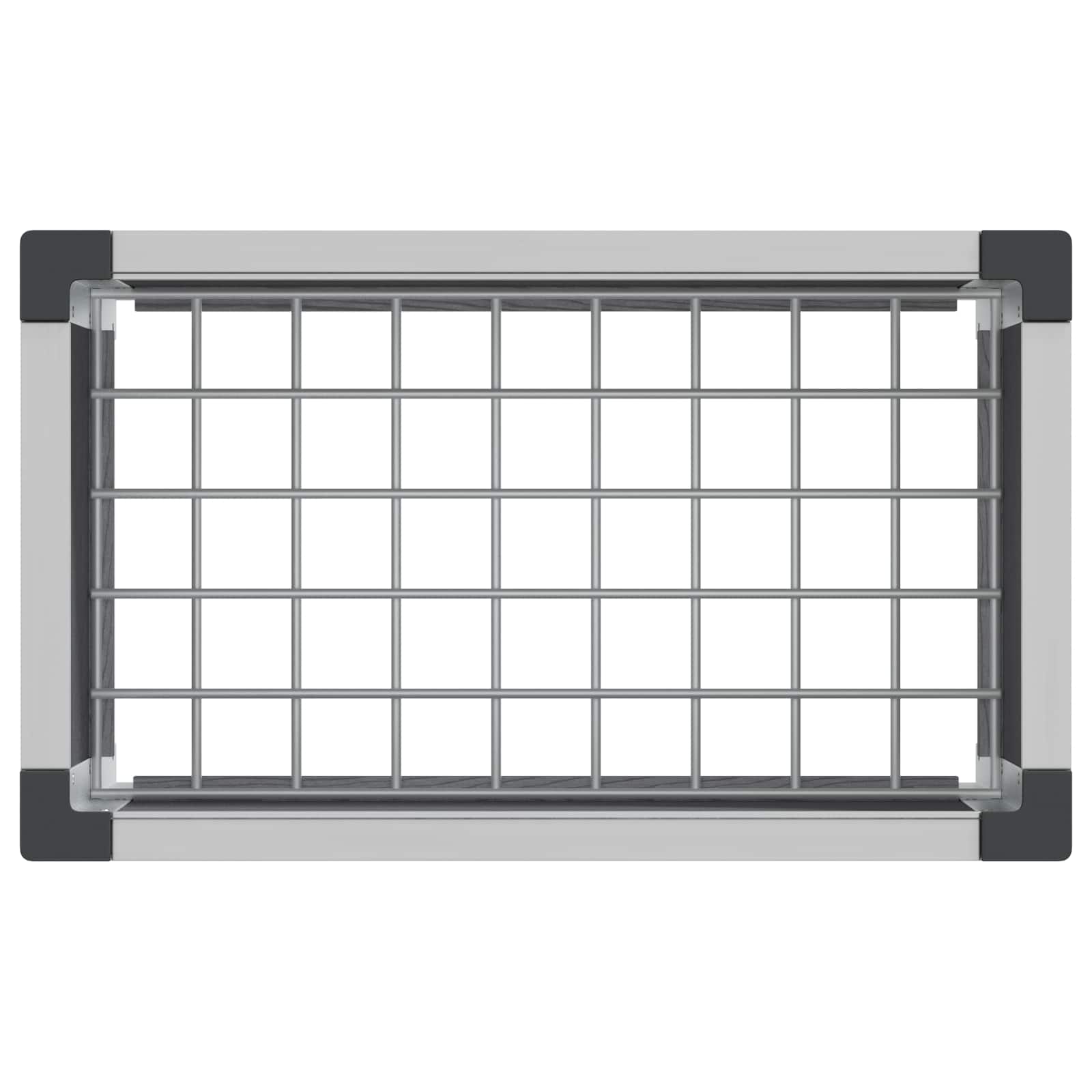 Letto rialzato da giardino Grigio 50 x 30 x 22 cm | homemem39
