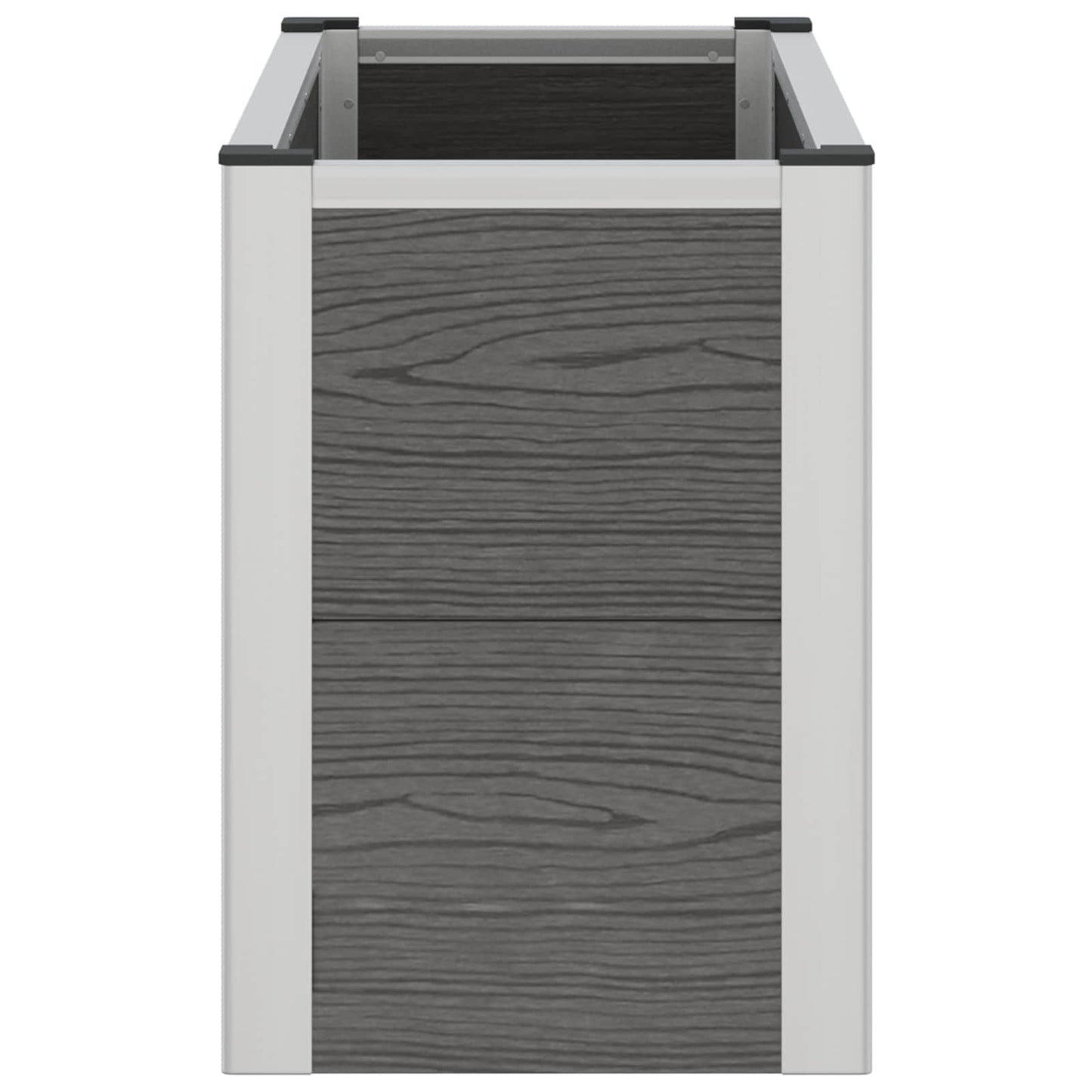 Letto rialzato da giardino Grigio 75 x 30 x 22 cm | homemem39
