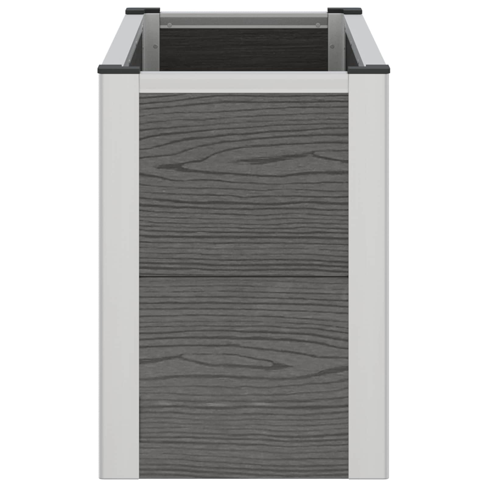 Letto rialzato da giardino Grigio 75 x 30 x 22 cm | homemem39