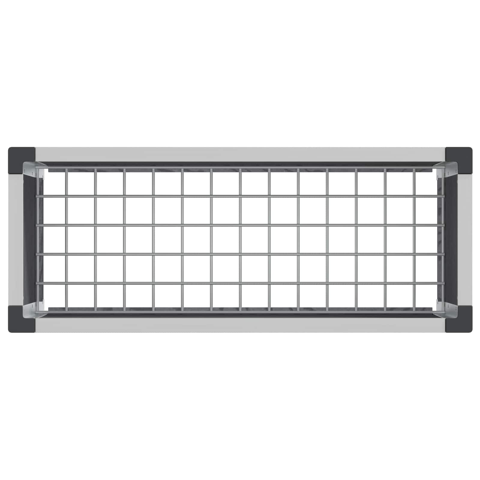 Letto rialzato da giardino Grigio 75 x 30 x 22 cm | homemem39