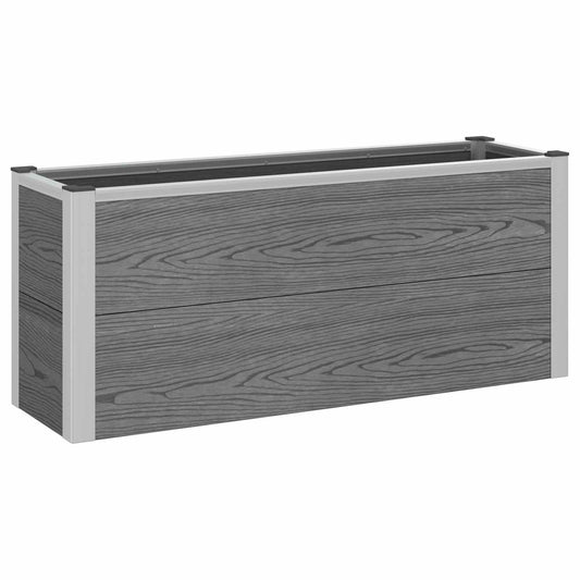 Letto rialzato da giardino Grigio 100 x 30 x 22 cm | homemem39