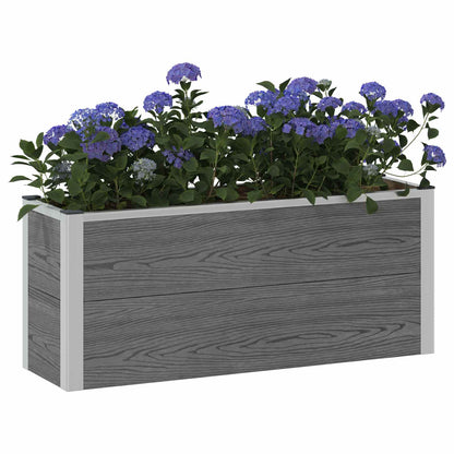 Letto rialzato da giardino Grigio 100 x 30 x 22 cm | homemem39