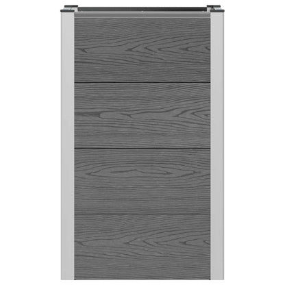 Letto rialzato da giardino Grigio 50 x 30 x 22 cm | homemem39