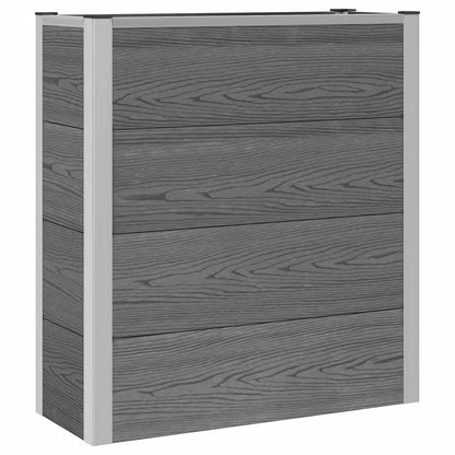 Letto rialzato da giardino Grigio 75 x 30 x 22 cm | homemem39