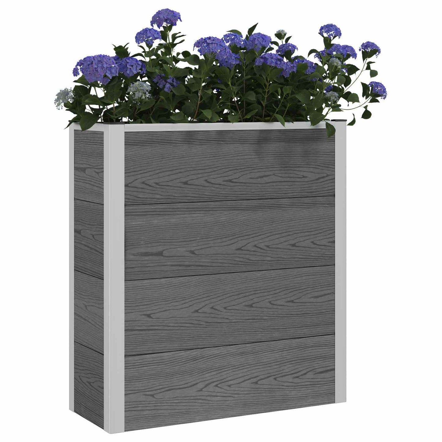 Letto rialzato da giardino Grigio 75 x 30 x 22 cm | homemem39