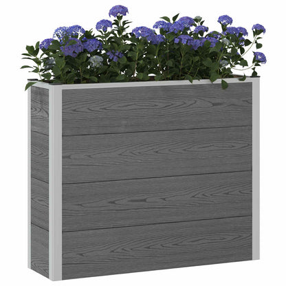Letto rialzato da giardino Grigio 100 x 30 x 22 cm | homemem39