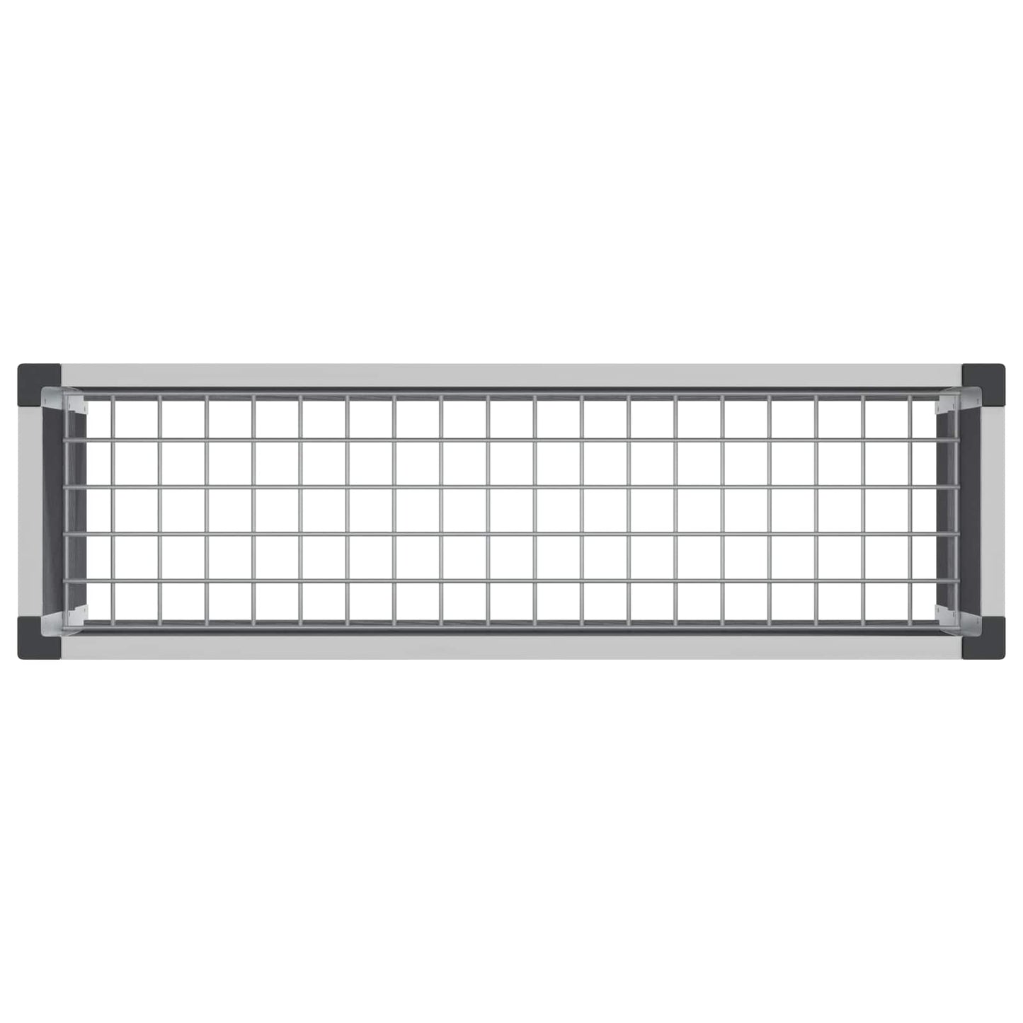 Letto rialzato da giardino Grigio 100 x 30 x 22 cm | homemem39