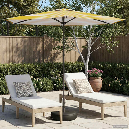 Ombrello da giardino Rettangolare 2,7 x 2,7 m Poliestere