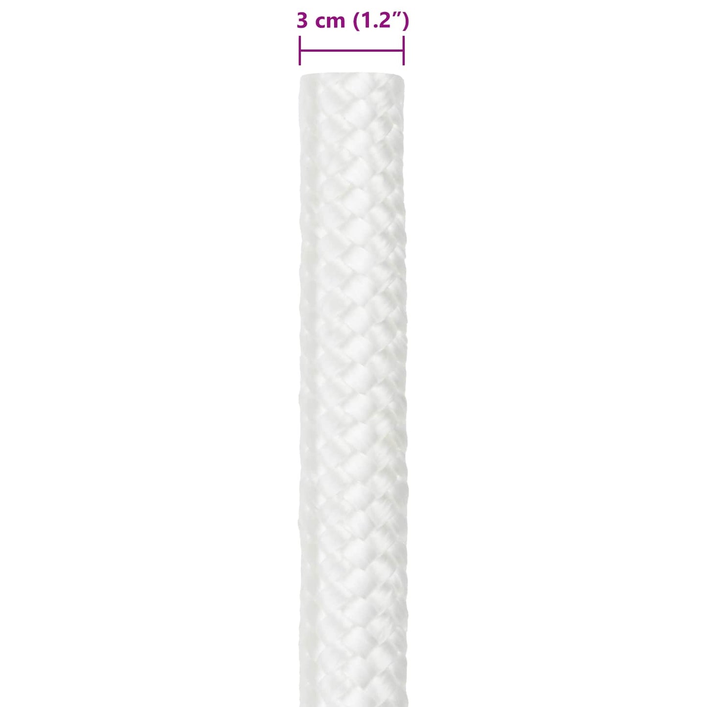 Corda da Barca 10 m 3 Bianco PP | homemem39