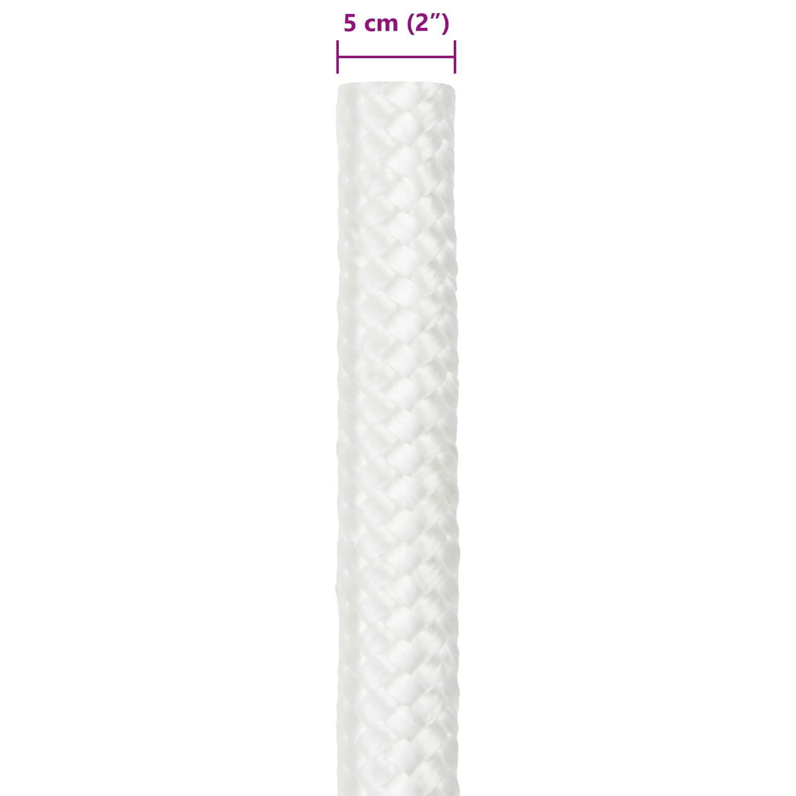 Corda da Barca 25 m 5 Bianco PP | homemem39