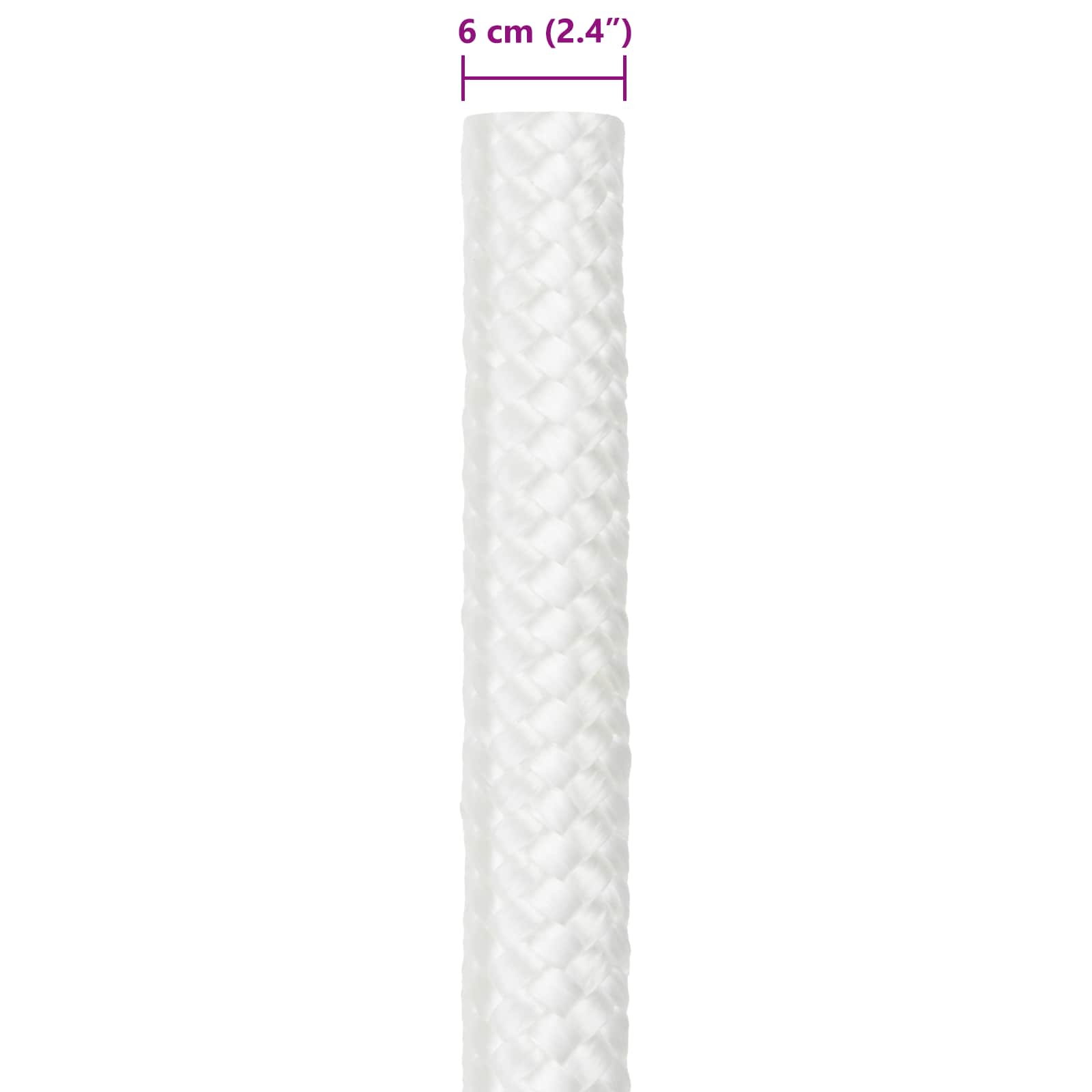 Corda da Barca 10 m 6 Bianco PP | homemem39