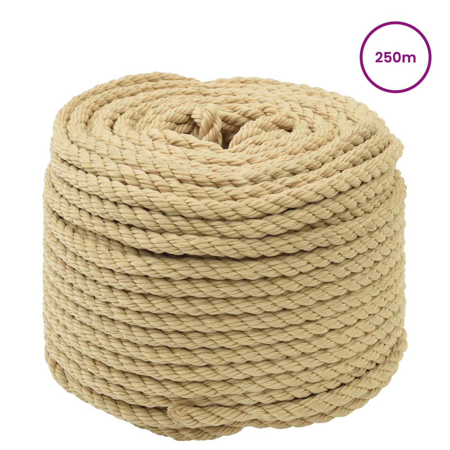 Corda da Barca 250 m 0.8 Naturale PP | homemem39