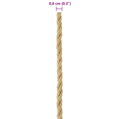 Corda da Barca 500 m 0.8 Naturale PP | homemem39