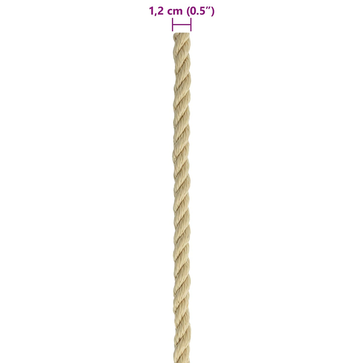 Corda da Barca 100 m 1.2 Naturale PP | homemem39