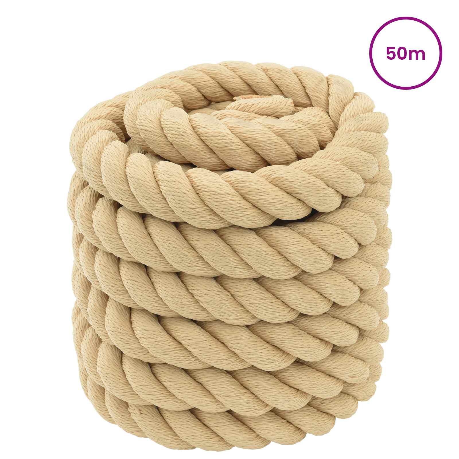 Corda da Barca 50 m 3 Naturale PP | homemem39
