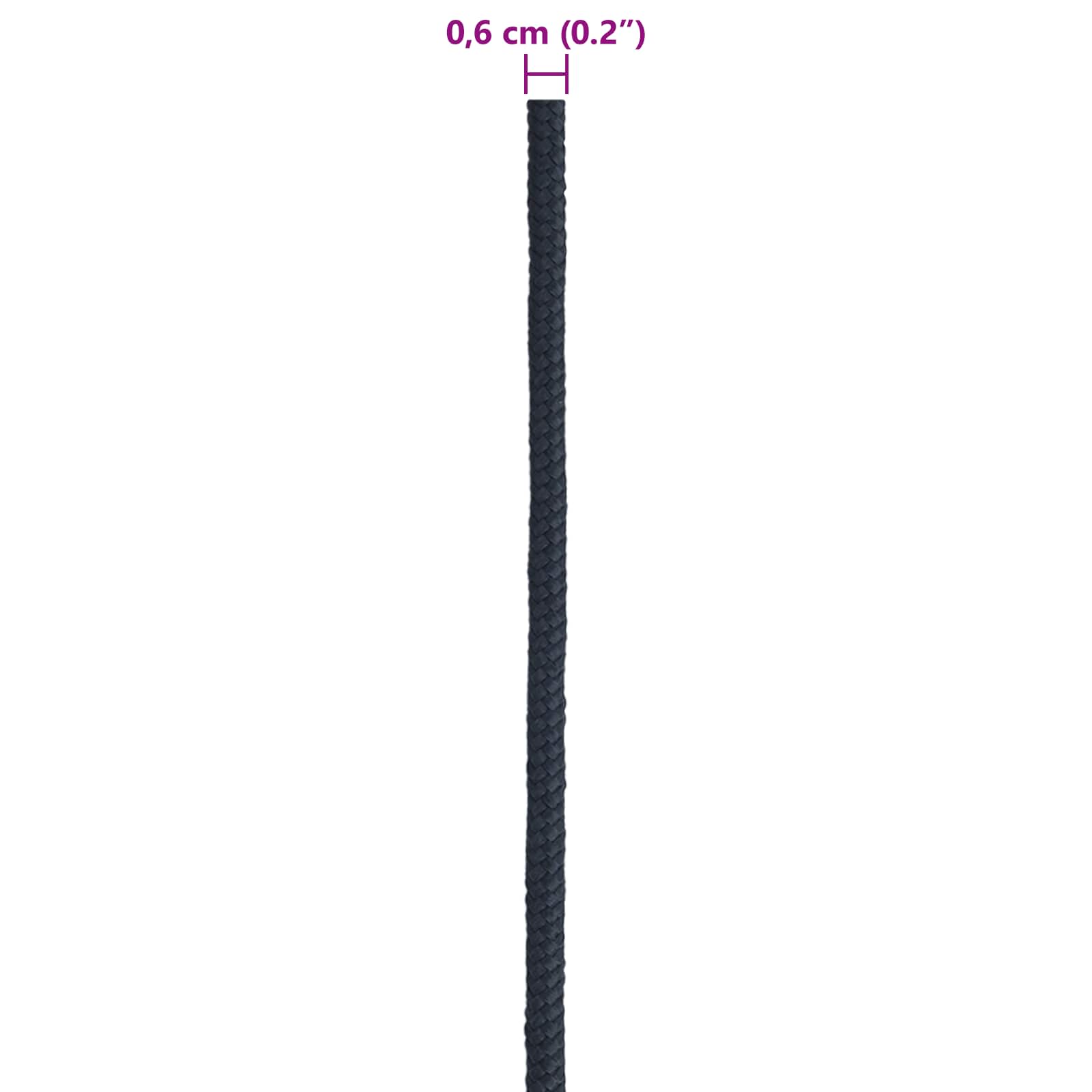 Corda da Barca Blu Reale 500 m Poliestere | homemem39