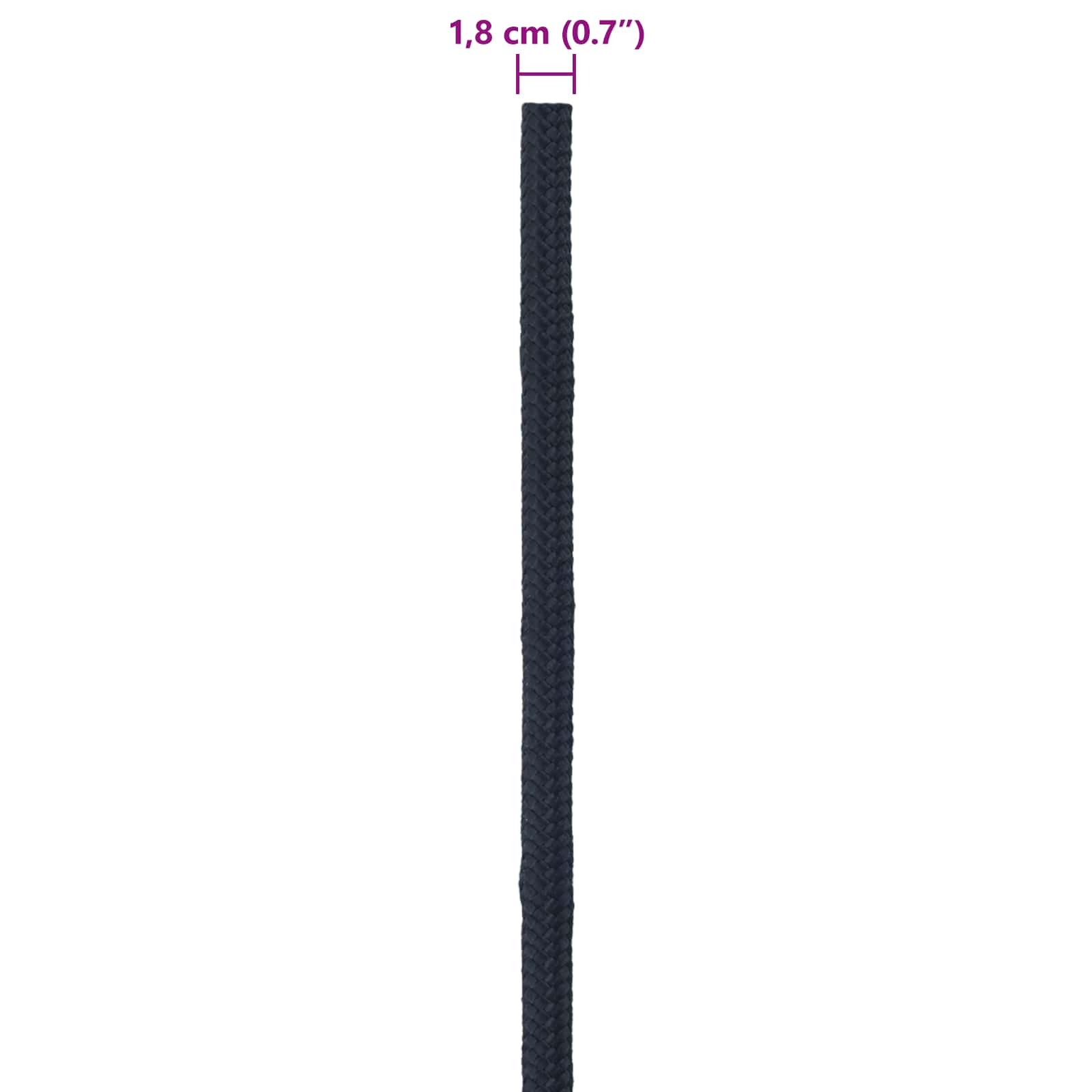 Corda da Barca Blu Reale 50 m Poliestere | homemem39