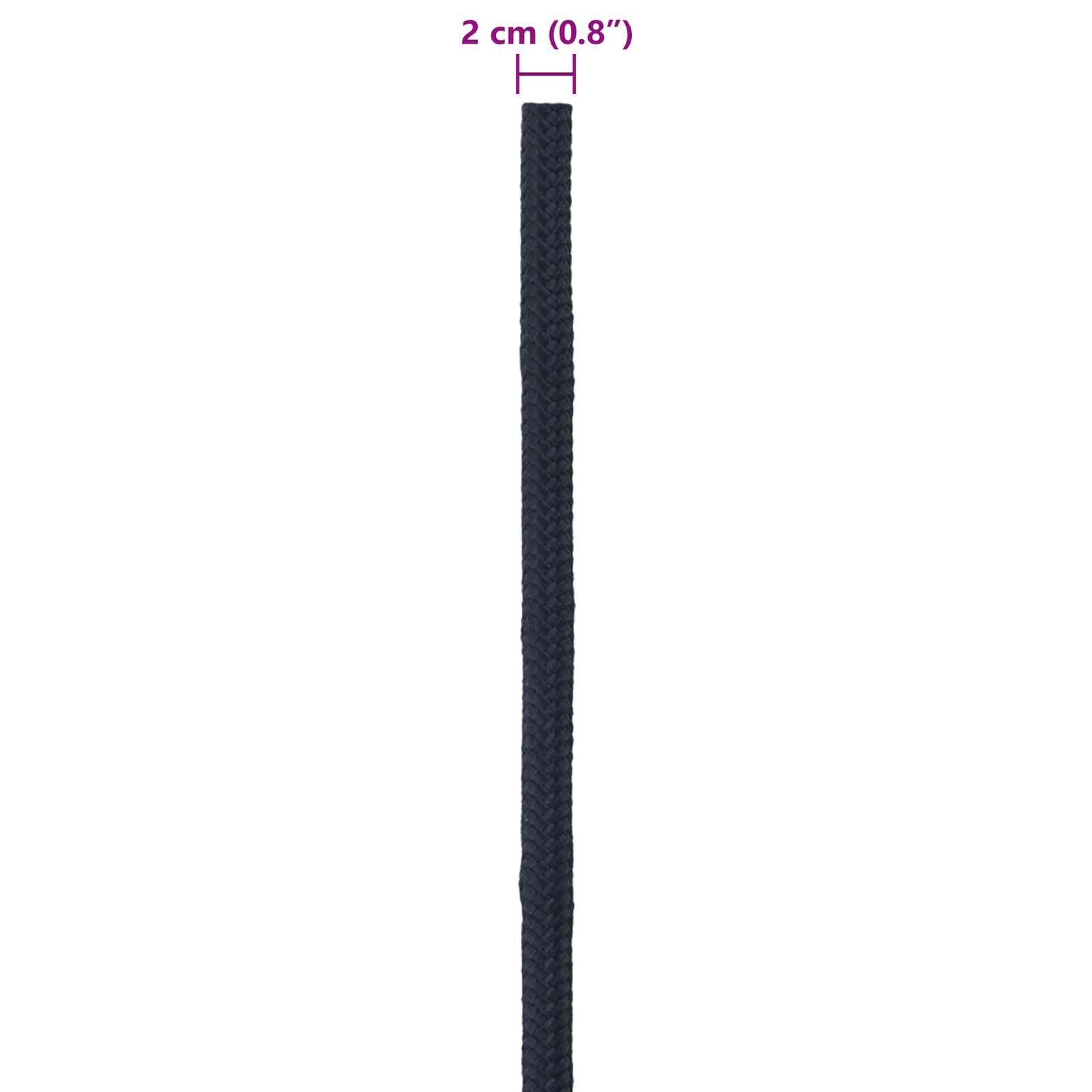 Corda da Barca Blu Reale 25 m Poliestere | homemem39