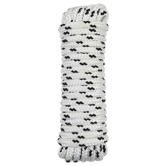 Corda da Barca 9 m 1.4 Bianco e Nero Poliestere | homemem39