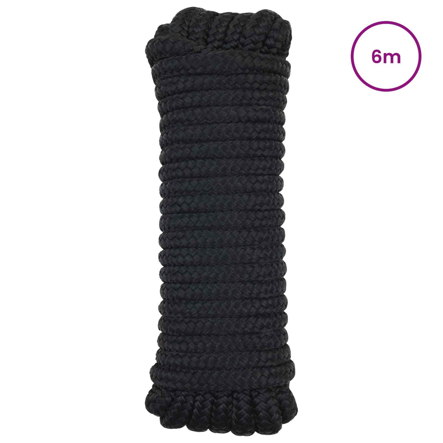 Corda da Barca 6 m 1.4 Nero Poliestere | homemem39