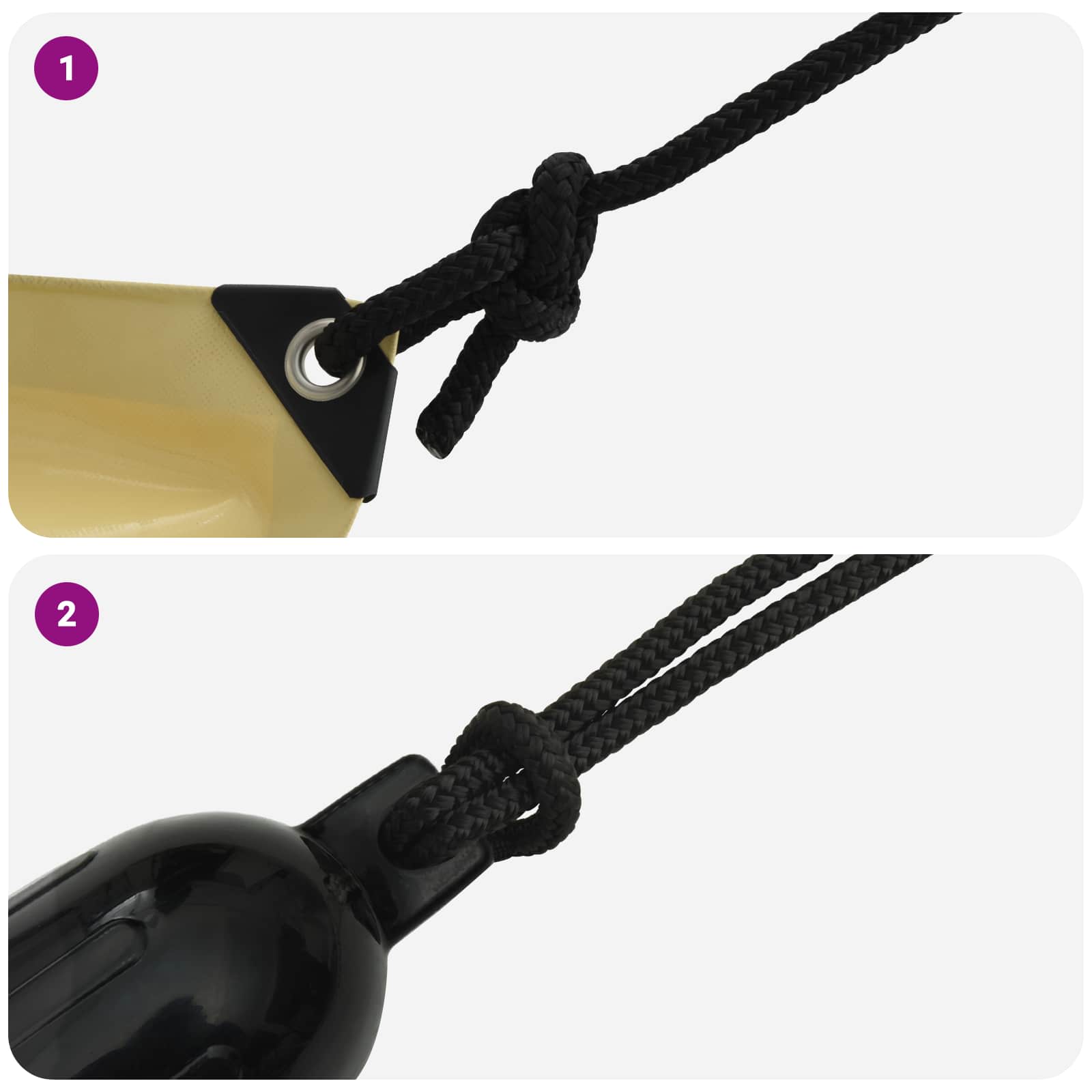 Corda da Barca 15 m 1.4 Nero Poliestere | homemem39