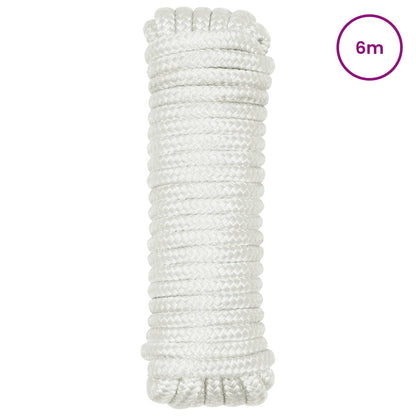 Corda da Barca 6 m 1 Bianco Poliestere | homemem39
