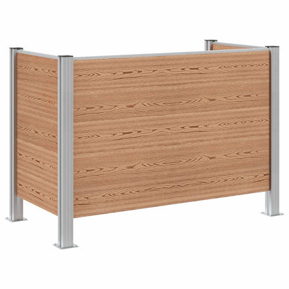Recinzione Contenitore per Rifiuti Marrone 161 x 85 x 115 cm