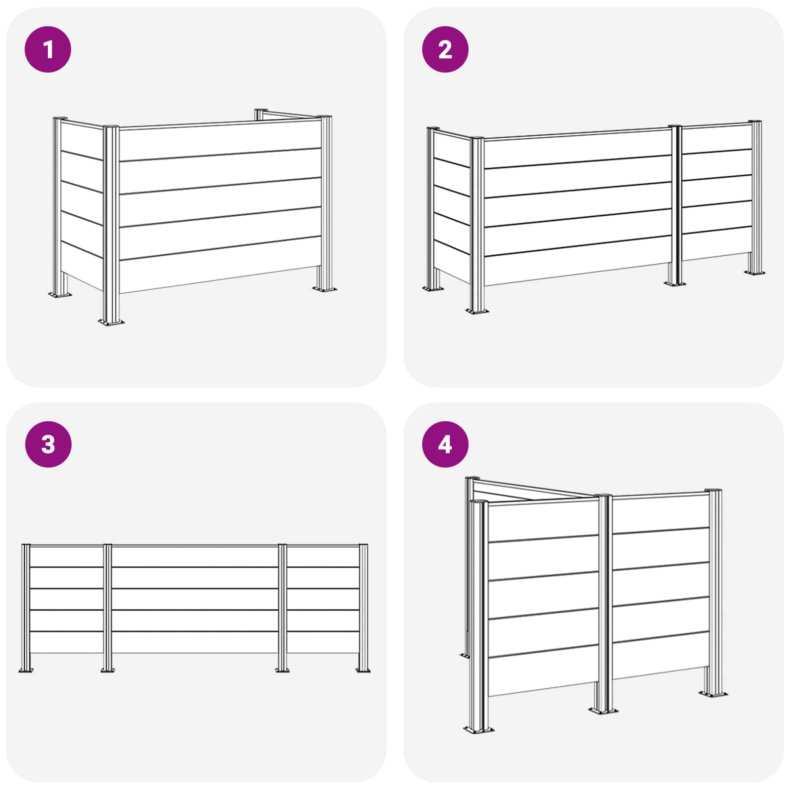 Recinzione Contenitore per Rifiuti Marrone 161 x 85 x 115 cm | homemem39