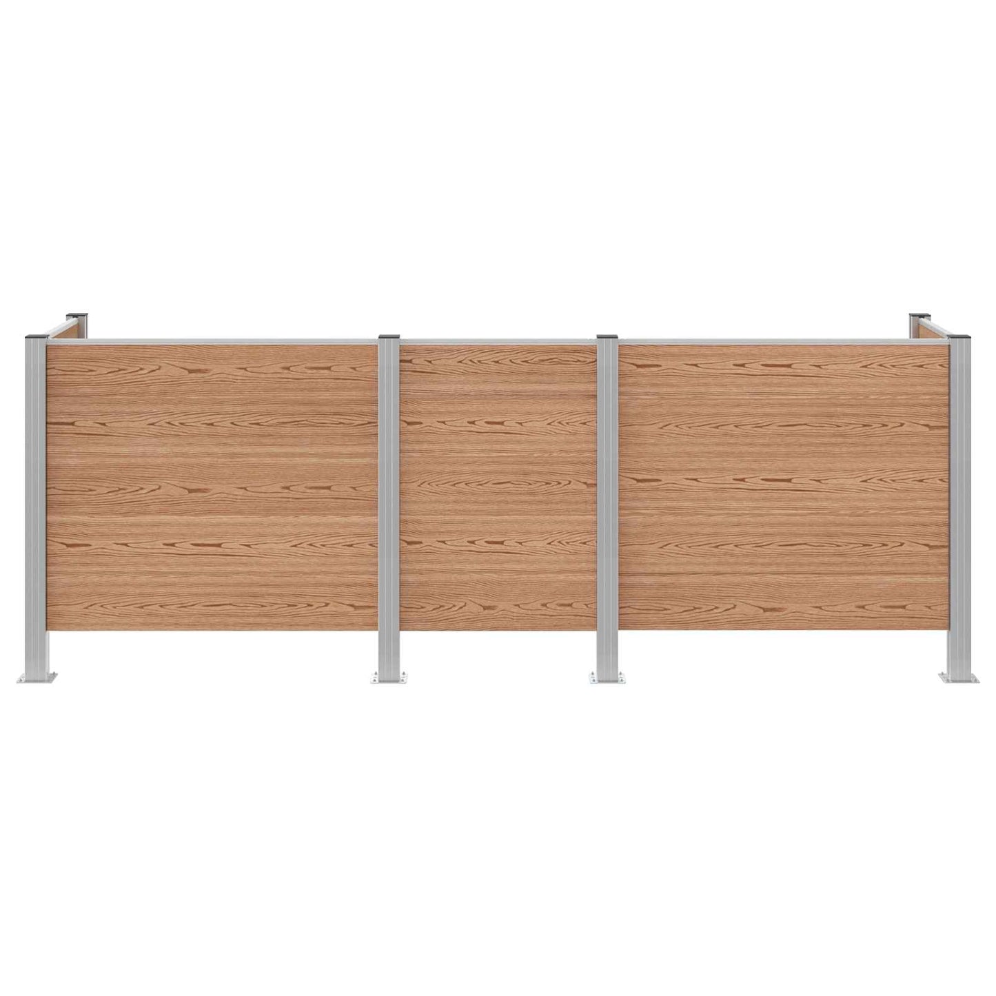 Recinzione Contenitore per Rifiuti Marrone 315 x 85 x 115 cm | homemem39