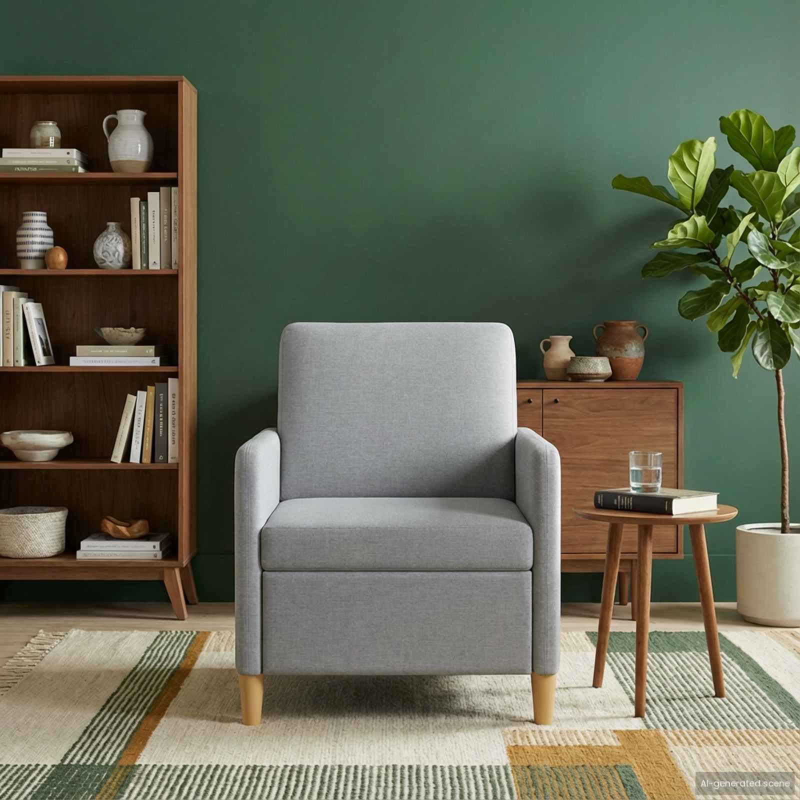Divano con Storage Grigio Chiaro 72 x 78 x 87 cm Poliestere | homemem39