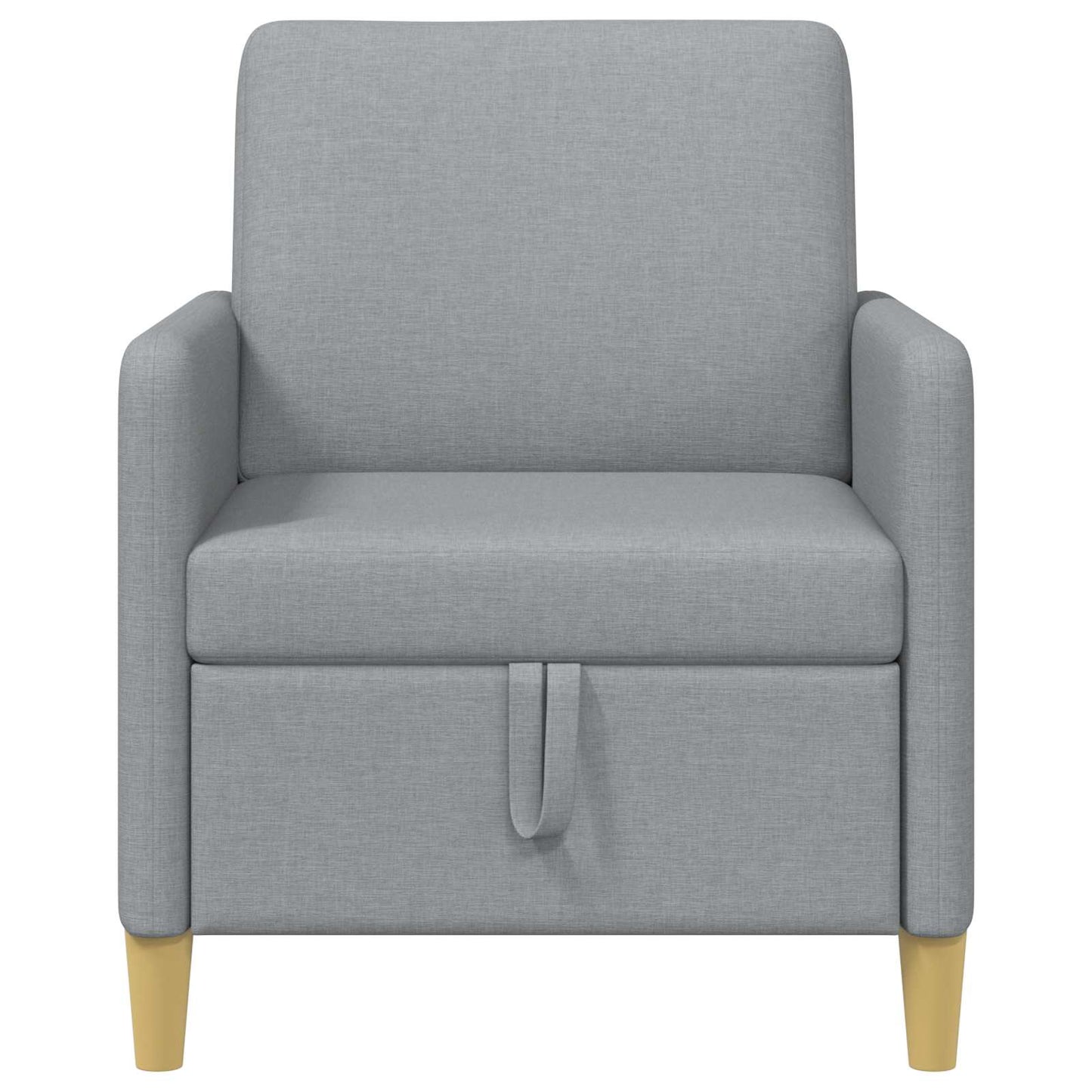 Divano con Storage Grigio Chiaro 72 x 78 x 87 cm Poliestere | homemem39