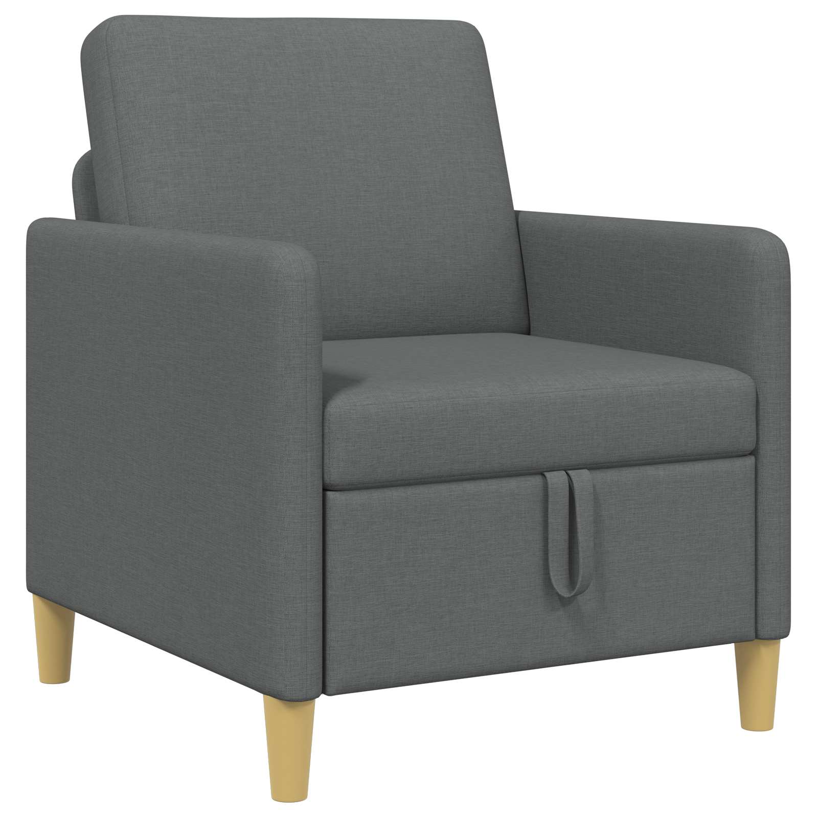 Divano con Storage Grigio Scuro 72 x 78 x 87 cm Poliestere | homemem39
