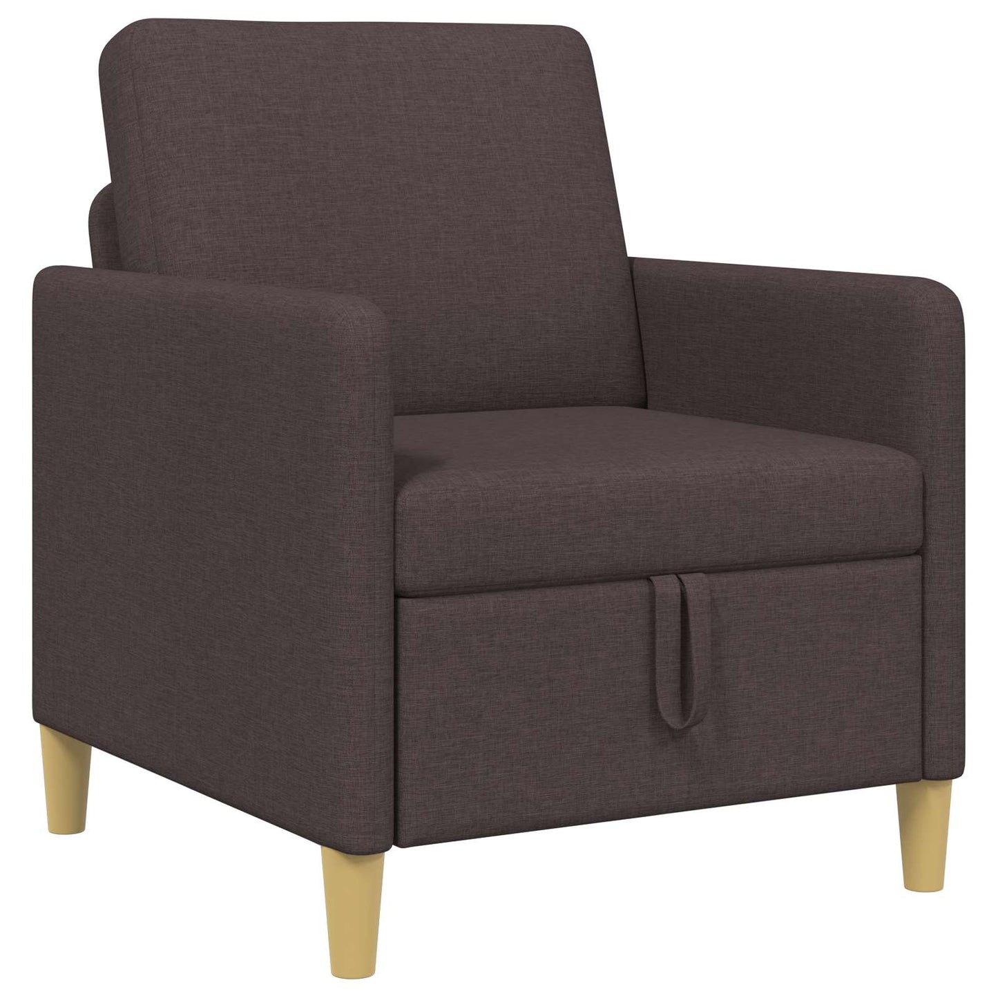 Divano con Storage Marrone Scuro 72 x 78 x 87 cm Poliestere | homemem39