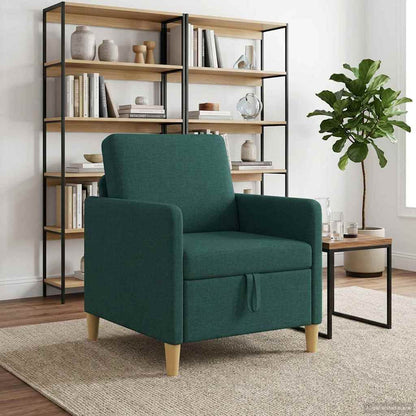 Divano con Storage Verde Scuro 72 x 78 x 87 cm Poliestere | homemem39