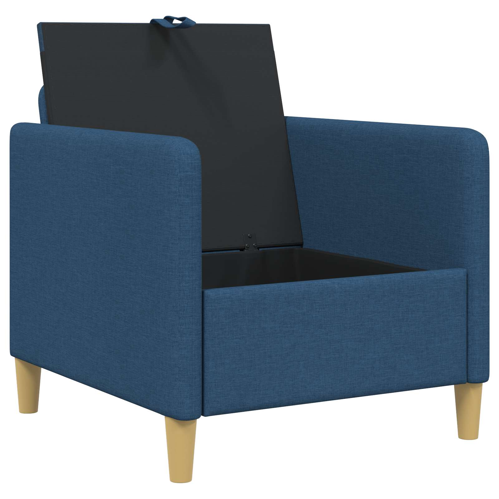 Divano con Storage Blu 72 x 78 x 87 cm Poliestere | homemem39