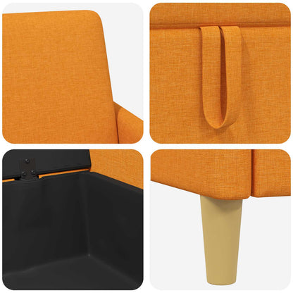 Divano con Storage Giallo Scuro 72 x 78 x 87 cm Poliestere | homemem39