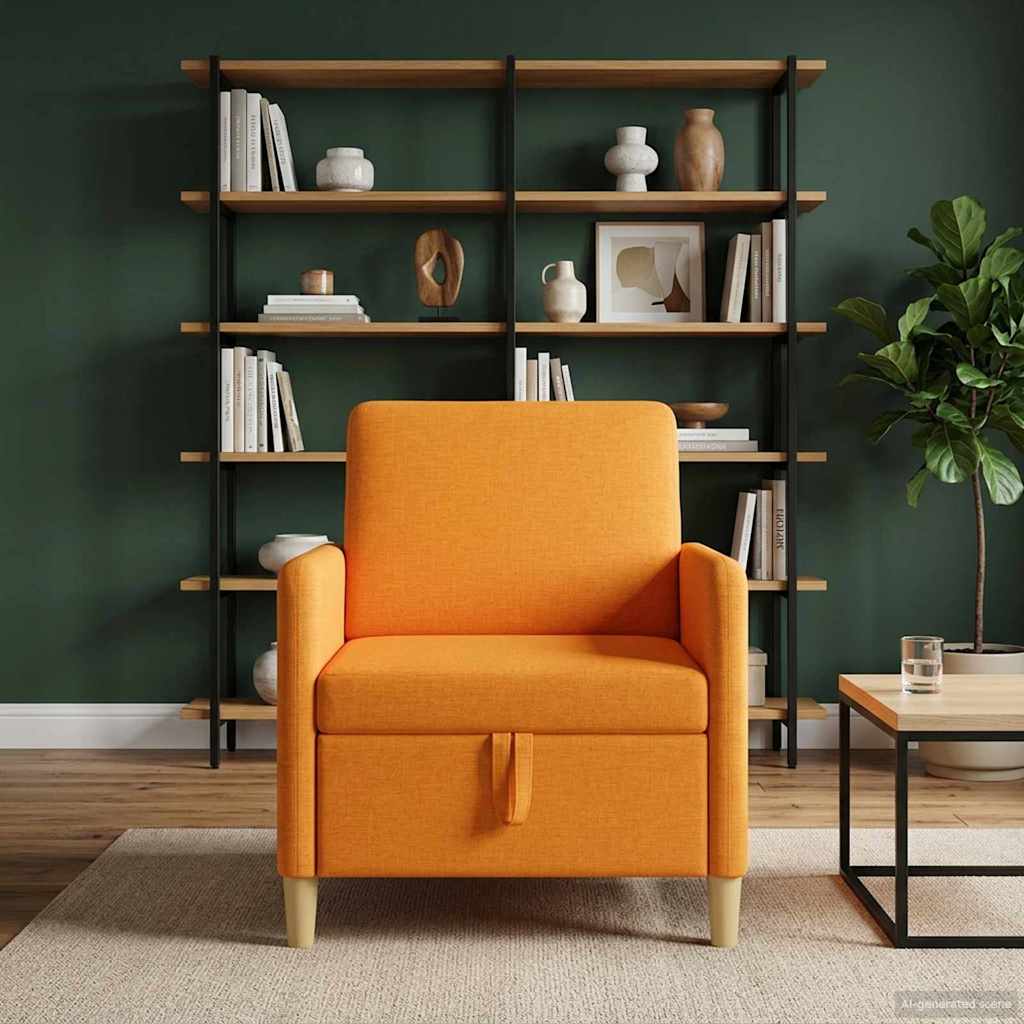 Divano con Storage Giallo Scuro 72 x 78 x 87 cm Poliestere | homemem39
