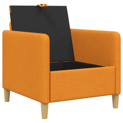 Divano con Storage Giallo Scuro 72 x 78 x 87 cm Poliestere | homemem39