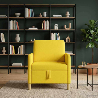 Divano con Storage Giallo Chiaro 72 x 78 x 87 cm Poliestere | homemem39