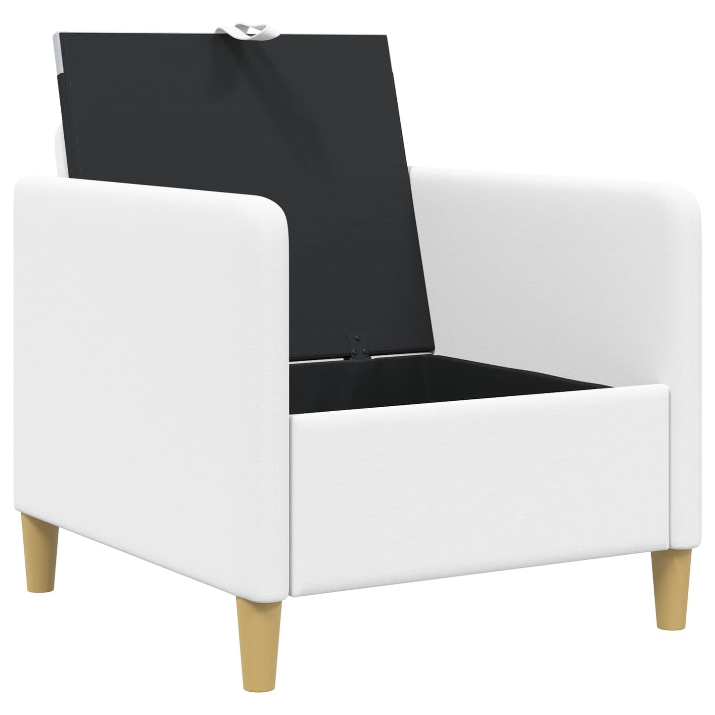 Divano con Storage Bianco 72 x 78 x 87 cm Poliestere | homemem39