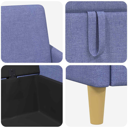 Divano con Storage Blu jeans 72 x 78 x 87 cm Poliestere | homemem39